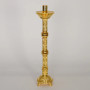 Gold Plated Candlestick – Elegant Church Altar Candle Holder