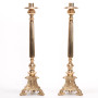 Traditional Altar Candlestick – Brass Church Candle Holder | Polished & Lacquered | Matches H-119B Altar Cross Traditional Altar Candlestick – Brass Church Candle Holder | Polished & Lacquered | Matches H-119B Altar Cross