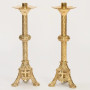 Traditional Altar Candlestick – Brass Church Candle Holder | Polished & Lacquered | Matches H-121 Altar Cross & Altar Furnishings
 Traditional Altar Candlestick – Brass Church Candle Holder | Polished & Lacquered | Matches H-121 Altar Cross & Altar Furnishings
