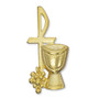 GOLD COMMUNION PIN, CARDED