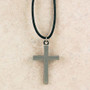 PEWTER CROSS 24"CORD/CARD