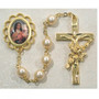 GP 7MM PEARL ST THERESE ROSARY