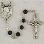 5MM BLACK IRISH ROSARY