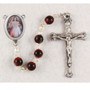 7MM RED DIVINE MERCY ROSARY