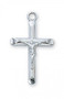 Crucifix sterling silver with 18" chain