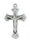 Crucifix sterling silver with 18" chain