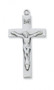 Crucifix Sterling Silver with 24" Chain