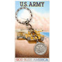 Army keyring with prayer card gift set