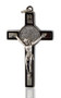 3" St. Benedict Crucifix (Silver-Black)