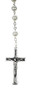 Colorful Italian Catholic Rosary - White