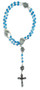 Immaculate Conception Catholic Rosary with Glass Beads (Aqua)