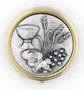 Catholic Holy Communion Pyx (Grapes and Wheat)
