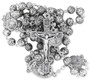 Our Lady of Fatima Rosary with Rosette Beads - Vatican Imports
