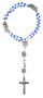 Our Lady of Lourdes Crystal Rosary - Made in Italy by Vatican Imports