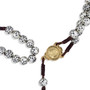 Pope Francis Four Basilicas Rosary with Rosette Beads and Gold-Tone Accents