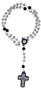 Pope Francis Rosary with Rosette Beads and Wood Accents - Made in Italy by Vatican Imports