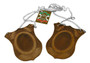 Deluxe Italian Leather Scapular with Medals and Chain