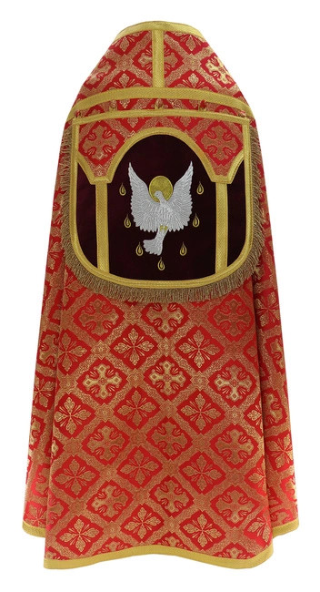 Holy Robe Paint Chart Red/Gold Roman Cope Holy Spirit vestment Pentecost robe Liturgical ...