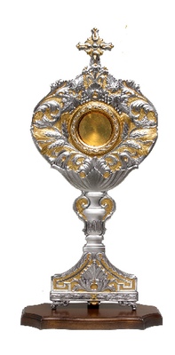 Monstrance Eucharist Adoration Liturgy Lunette Precious metals Gold ...