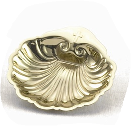 Baptism Shell Brass Baptism Shell Lacquer Finish Baptism Shell ...