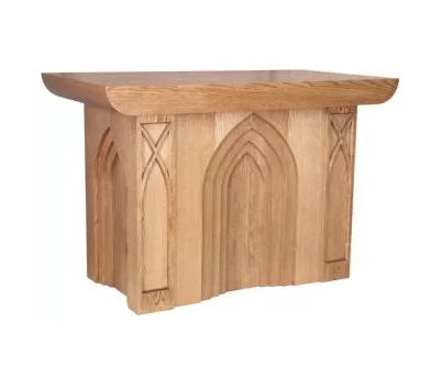 Zenith altar Geometric design altar Modern altar table Architectural ...