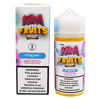 ICE Cotton Candy 6mg Killa Fruits 100mL