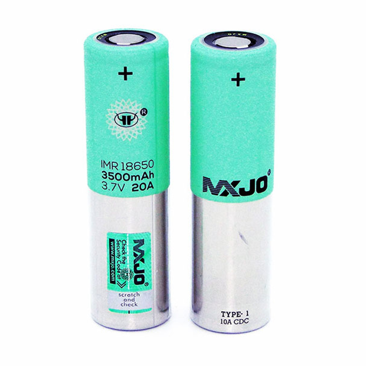 MXJO 3500mAh 18650 Battery (Green) (Bulk Discount Available)