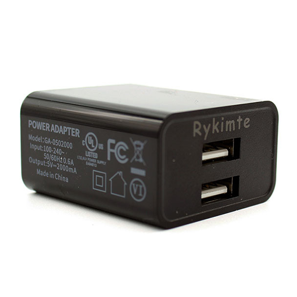 Usb Charger Rectangle Wall Charger ( Dual USB Ports ) ( Rectangle )