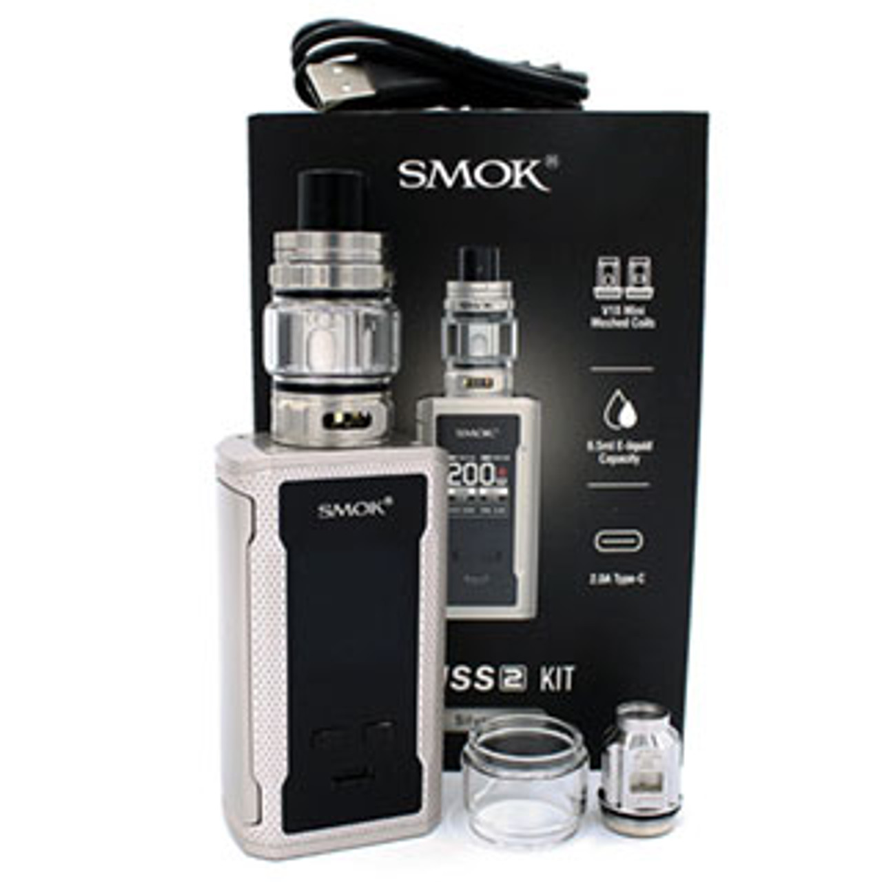 Smok R-Kiss 200W E-Zigaretten Set + TFV8 Baby V2 