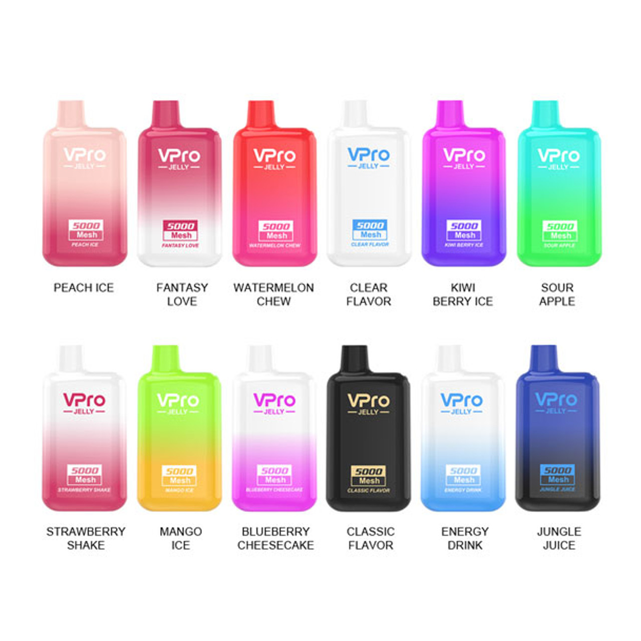 Vpro Jelly Recharge ( 5000 Puffs ) Disposable