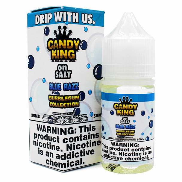 Blue Razz Bubblegum Collection Candy King Salt 30mL 50mg