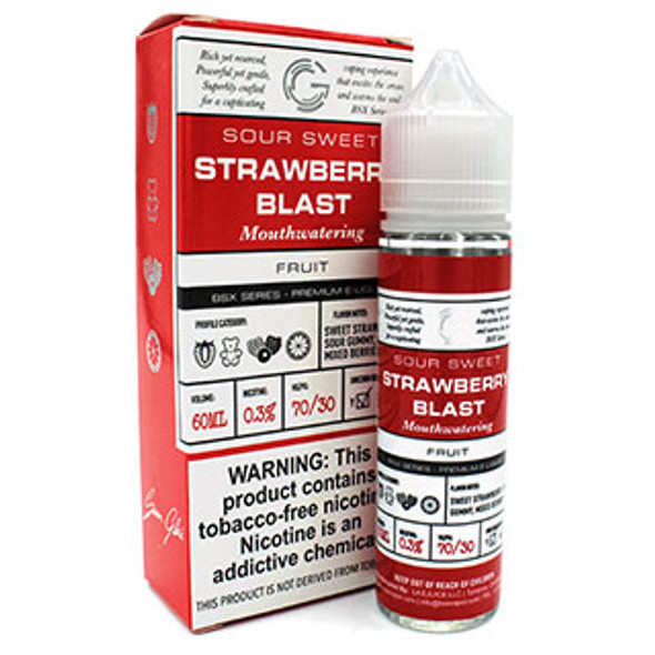 Strawberry Blast - Glas - BSX Series - 60mL - 6mg Thumbnail Sized