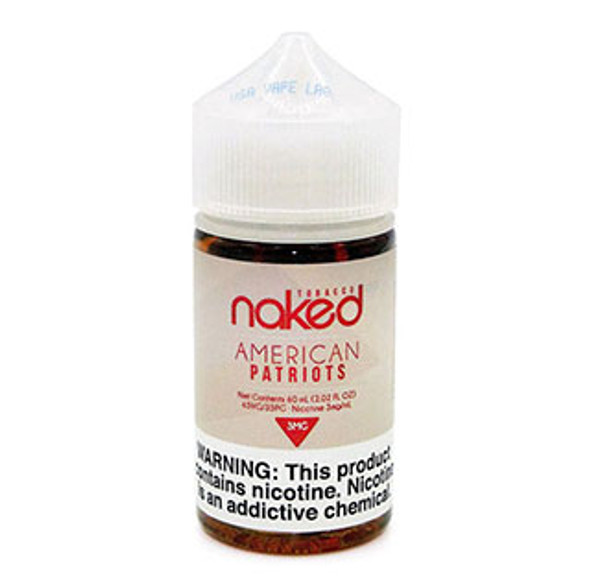 American Patriots - 12mg - Naked 100 Tobacco - 60mL Thumbnail Sized