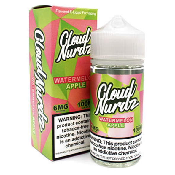 Apple Watermelon  - 6mg - Cloud Nurdz - 100mL Thumbnail Sized