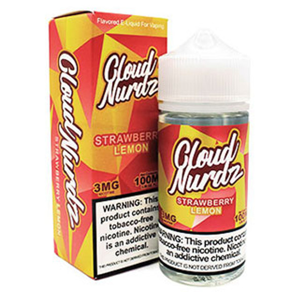 Strawberry Lemon - 6mg - Cloud Nurdz - 100mL Thumbnail Sized