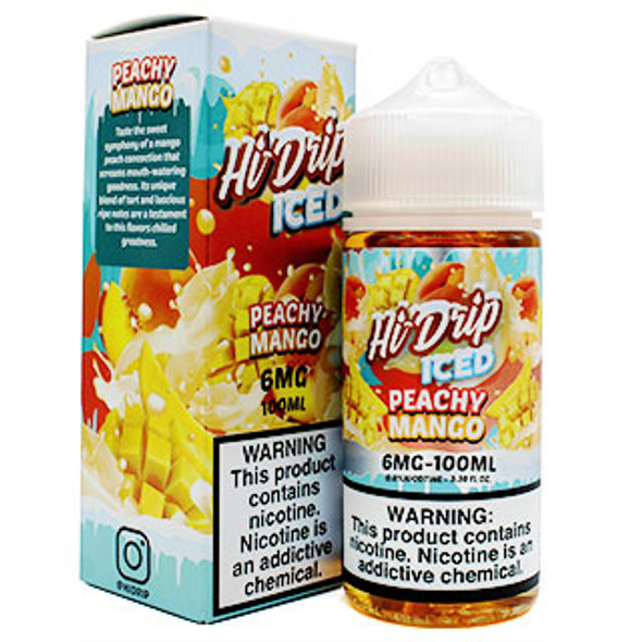 ICED Peachy Mango - 6mg - Hi-Drip - 100mL Thumbnail Sized