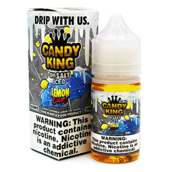 ICED Lemon Drop - Candy King On Salt - 30mL - 50mg Thumbnail Sized