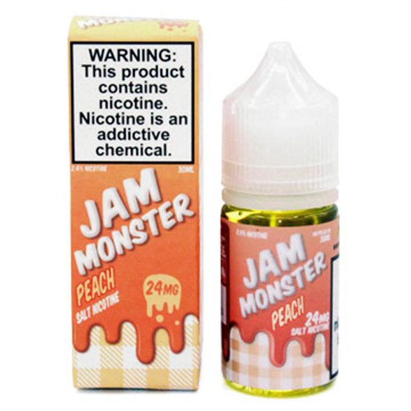 Peach - Jam Monster Salts - 30mL -  48mg Thumbnail Sized