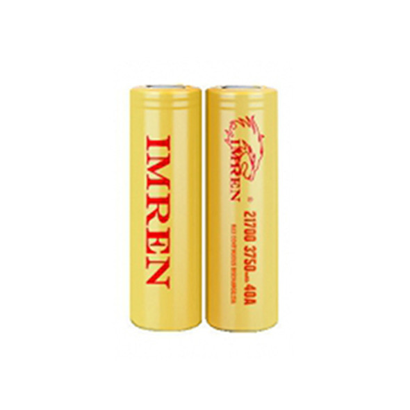 Imren 21700 3750 mAh (40A) Single (Gold) Battery Thumbnail Sized