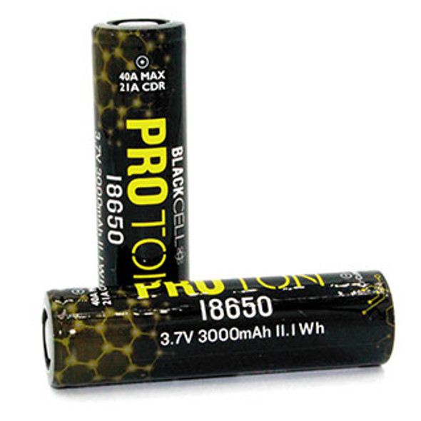 BLACKCELL Proton 18650 3018mAh Battery Two Batteries Thumbnail Sized