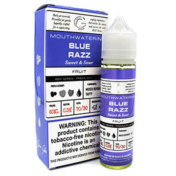 Blue Razz - Glas - BSX Series - 60mL -  6mg  Thumbnail Sized