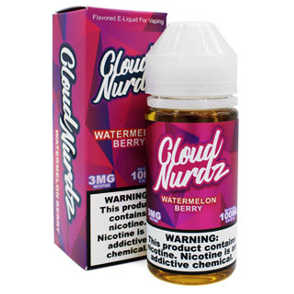 Watermelon Berry  -6mg  - Cloud Nurdz - 100mL Thumbnail Sized