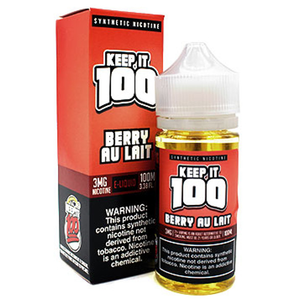 Berry Au Lait ( Tobacco Free ) (100ml) Keep it 100 Thumbnail Sized