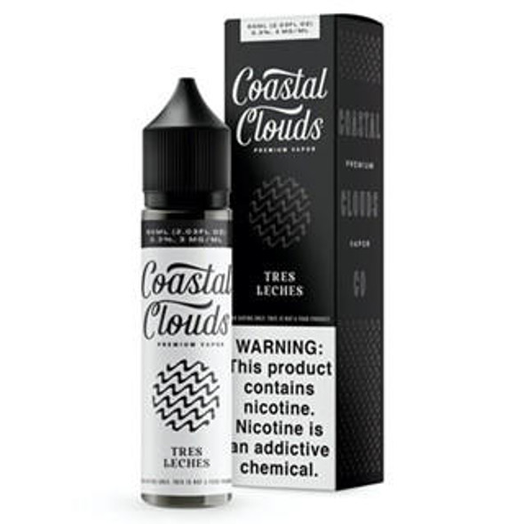 Coastal Clouds Tres Leches - Coastal Clouds Co. - 60mL - 3mg 