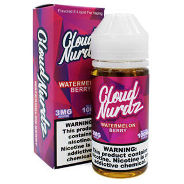 Cloud Nurdz Watermelon Berry  - 3mg - Cloud Nurdz - 100mL 