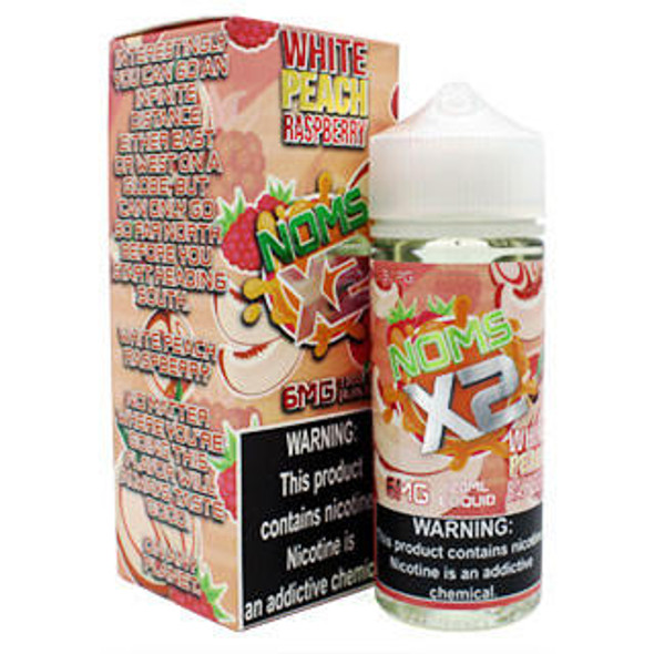 White Peach Raspberry - 3mg - Noms X2 By Nomenon - 120mL Thumbnail Sized