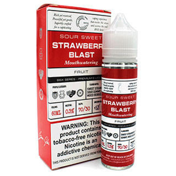 GLAS Strawberry Blast - Glas - BSX Series - 60mL -  3mg