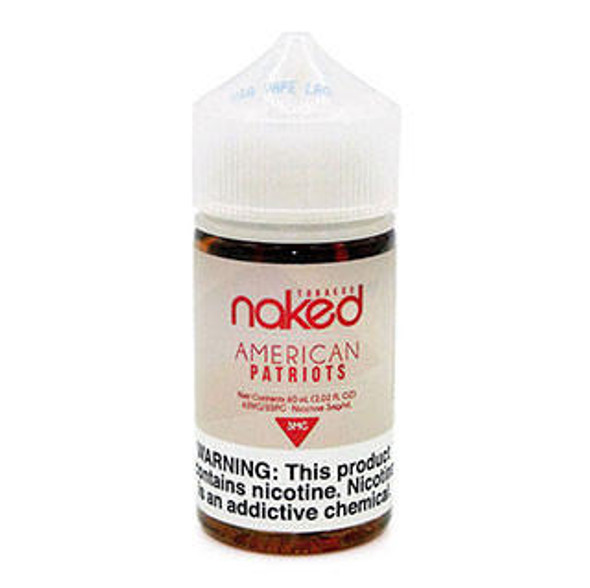 American Patriots - 6mg - Naked 100 Tobacco - 60mL Thumbnail Sized