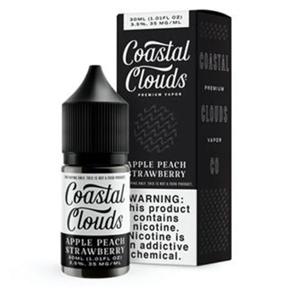 Coastal Clouds Apple Peach Strawberry 30ml Coastal Clouds Salt 35mg 