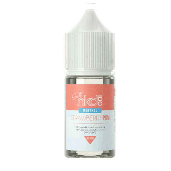 Naked 100 Salt Strawberry Pom  30ml Naked 100 Salt 35mg 